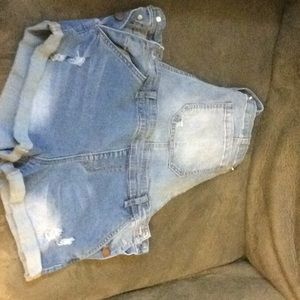 Denim overalls